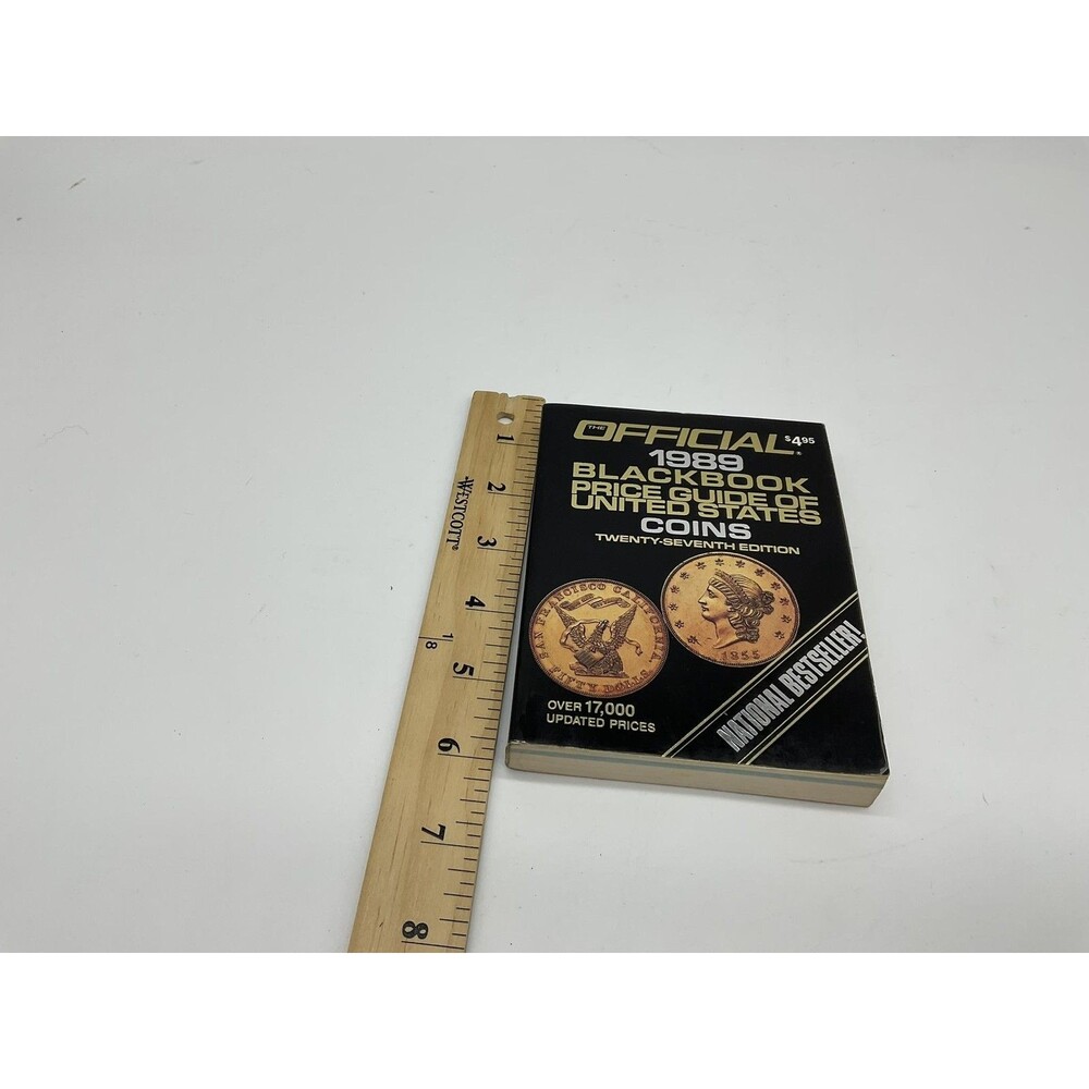 The Official 1989 Blackbook Price Guide US Coins 27th Ed Hudgens PB Black USA - Picture 2 of 8